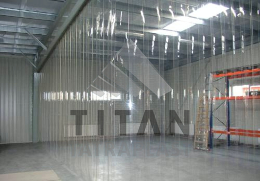 Protiprvanov clony z mkenho PVC od TITAN - Tatraplast s.r.o.