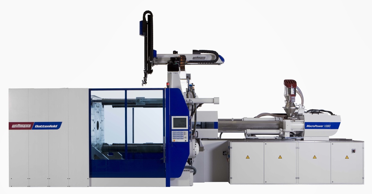 Obr. 2: MacroPower 1000/8800 s robotem WITTMANN W843