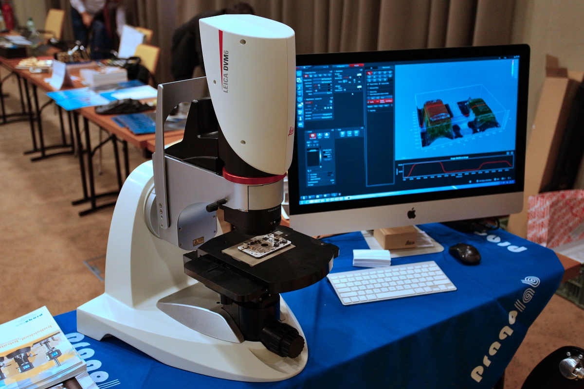 Spolonos Pragolab na seminári predstavila digitálny mikroskop Leica DVM6, ktorý je ideálnym nástrojom pre rýchlu a jednoduchú kontrolu, meranie a tvorbu reportov.